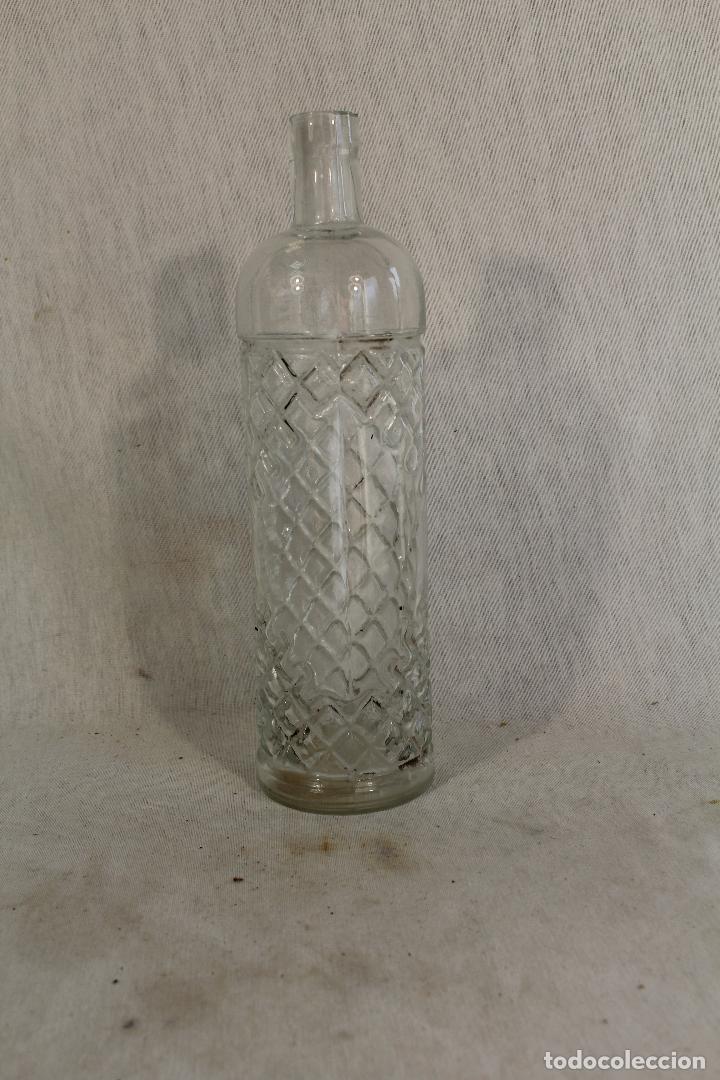 Botellas antiguas: botella antigua de cristal - Foto 3