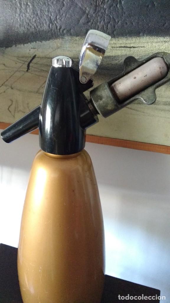 Botellas antiguas: sif&ograve;n Sparklets boc recargable, aluminio - Foto 3