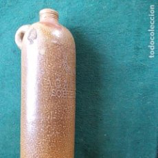 Botellas antiguas: BOTELLA DE GINEBRA DE CERAMICA ANTIGUA