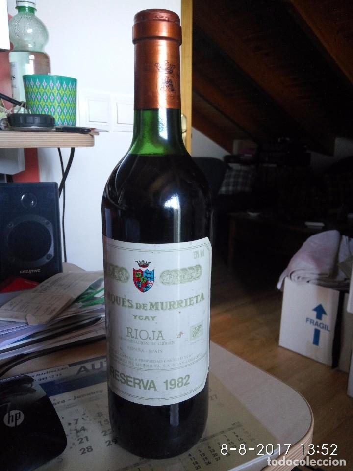 Botellas antiguas: Rioja Marqu&eacute;s de Murrieta - Reserva 1982 - Foto 1