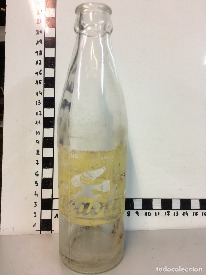 Botellas antiguas: BOTELLA CACAOLAT S.A LETONA BARCELONA - Foto 1