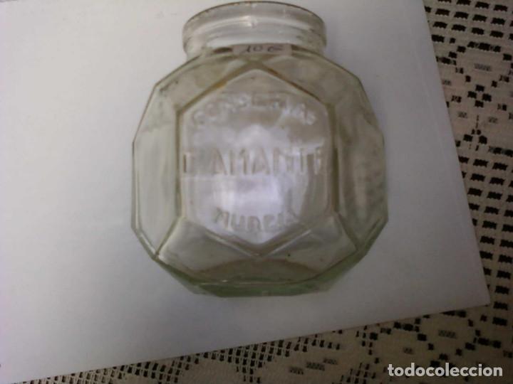 Botellas antiguas: fFRASCO CONSERVAS DIAMANTE. MURCIA - Foto 3