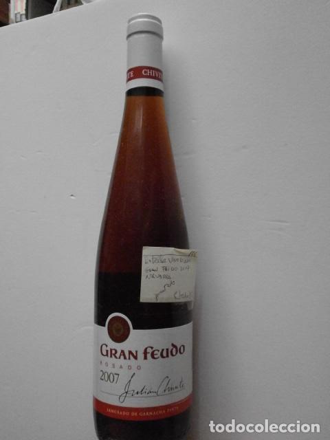 Botellas antiguas: BOTELLA DE VINO ROSADO GRAN FEUDO 2007 VIN-167 - Foto 1