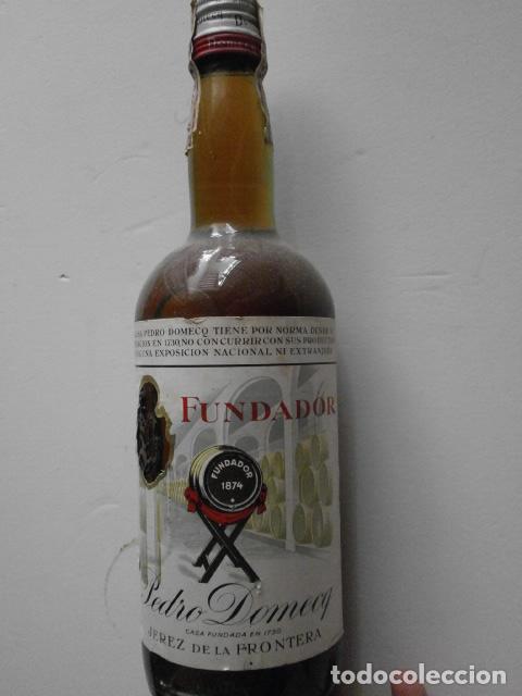Botellas antiguas: BOTELLA BRANDY FUNDADOR VIN-172 ,6 - Foto 1