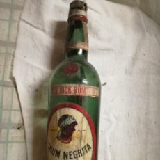 Botellas antiguas: BOTELLA VACIA DE RON NEGRITA RHUM BARDINET BORDEAUX CON TAPON PRECINTO ROJO EN CENTIMOS 