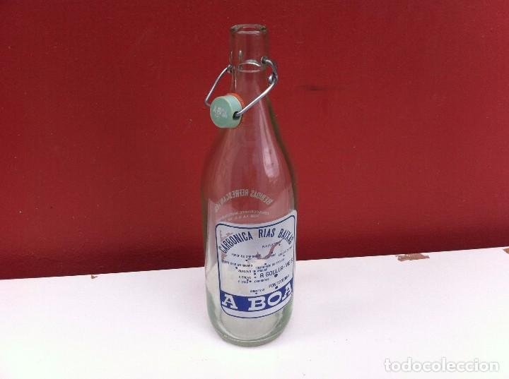 Botellas antiguas: BOTELLA DE GASEOSA (A BOA) - Foto 1