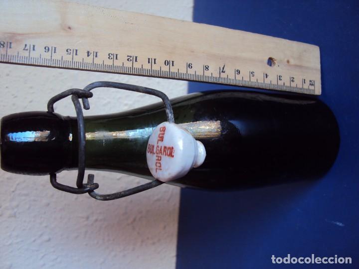 Botellas antiguas: (BOT-171201)Botella Bulgarol - Foto 4