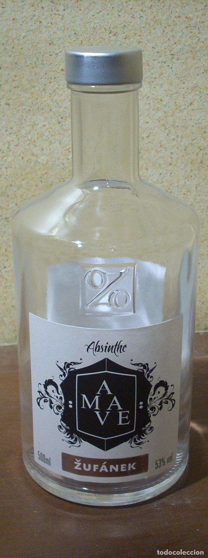 Botellas antiguas: BOTELLA ABSENTA ZUFANEK - Foto 1