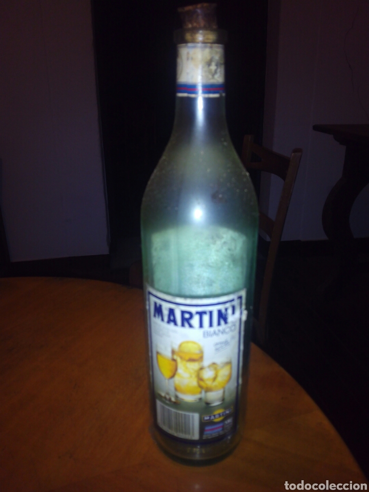 Botellas antiguas: Botella de Martini Bianco de 93 cl - Foto 2