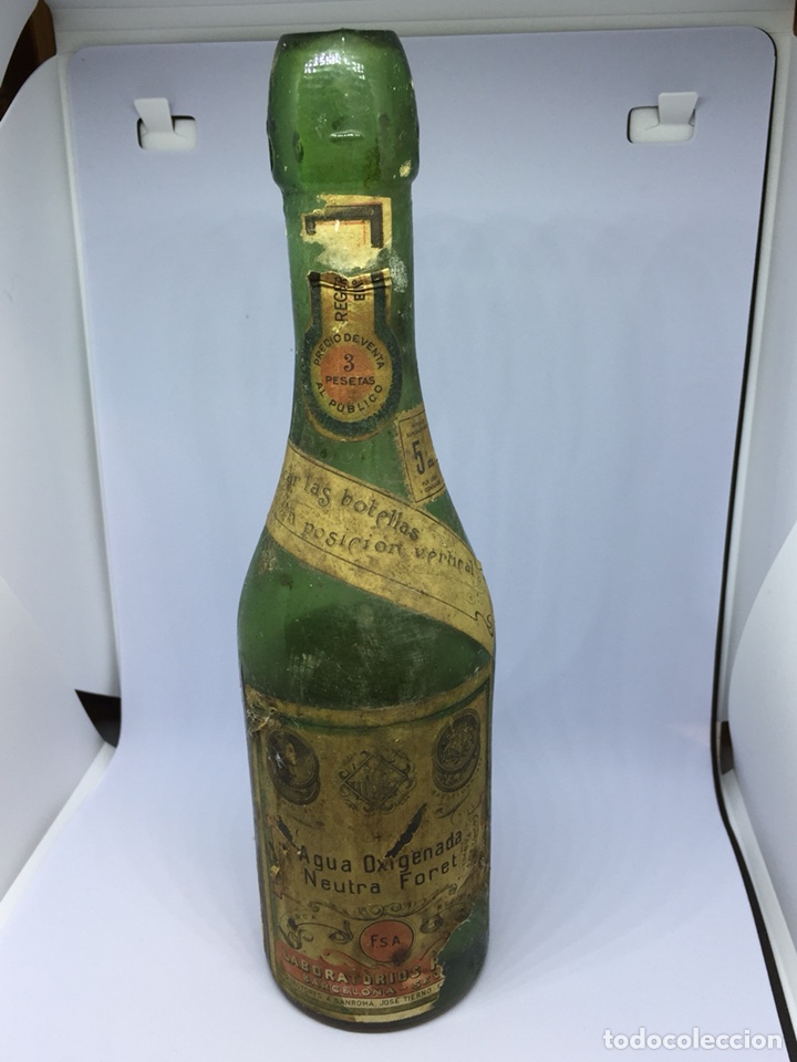 Botellas antiguas: Agua foret - Foto 1