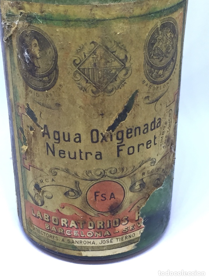 Botellas antiguas: Agua foret - Foto 2