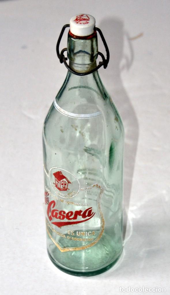 Botellas antiguas: BOTELLA LA CASERA - Foto 1