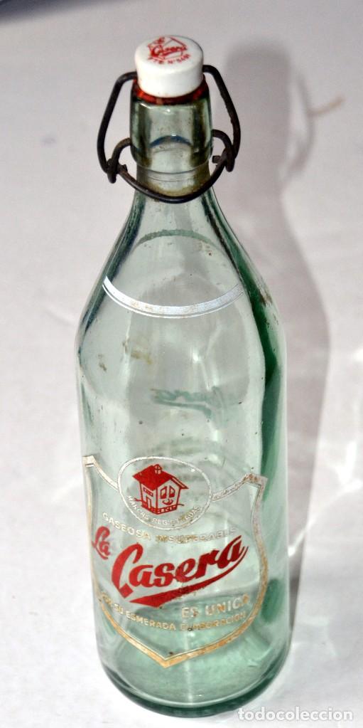 Botellas antiguas: BOTELLA LA CASERA - Foto 2