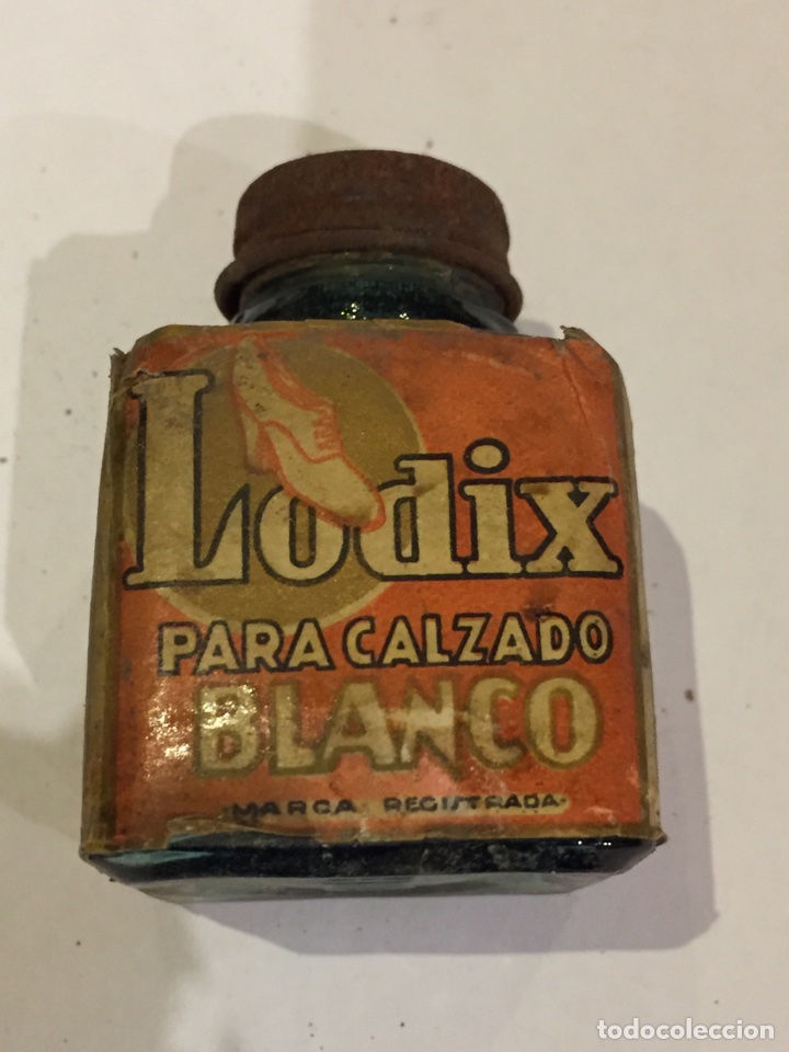 Botellas antiguas: Lodix para calzado - Foto 1