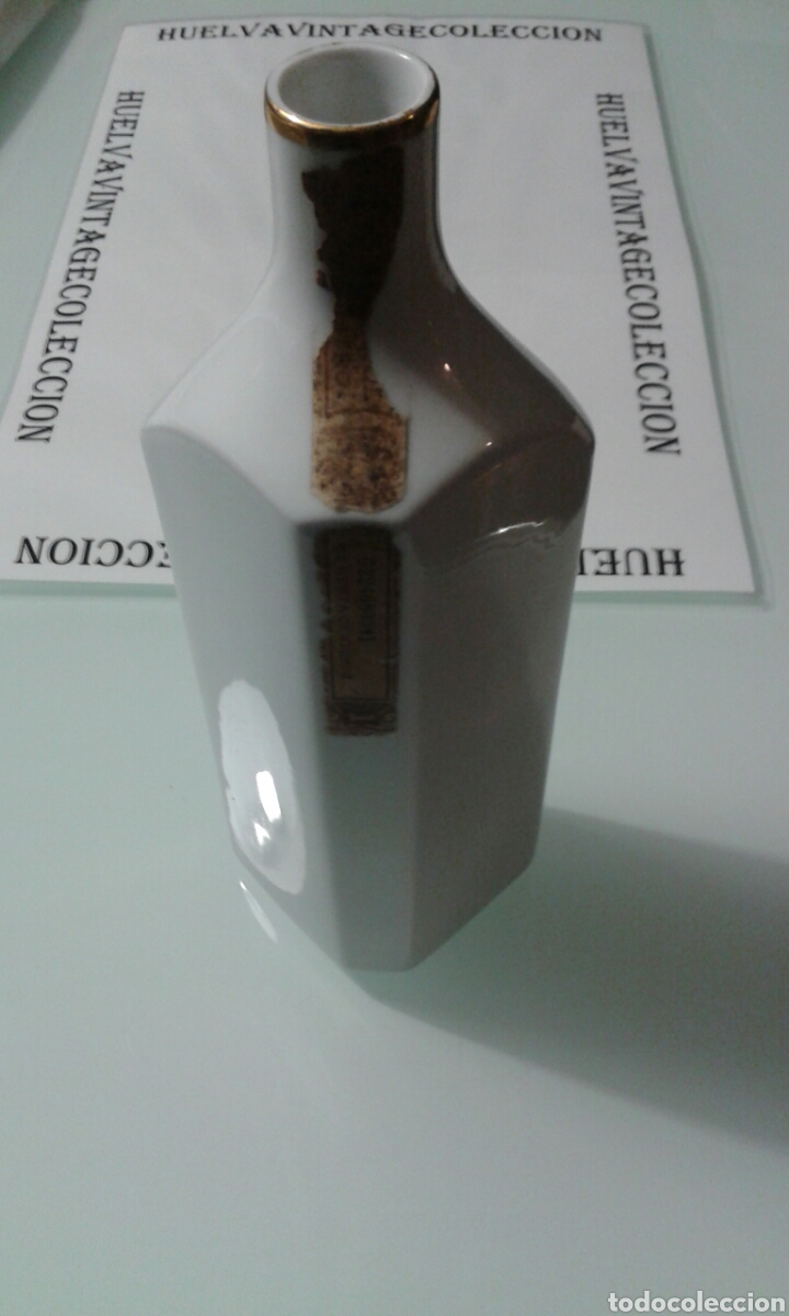 Botellas antiguas: Botella Gin caballo blanco. - Foto 3