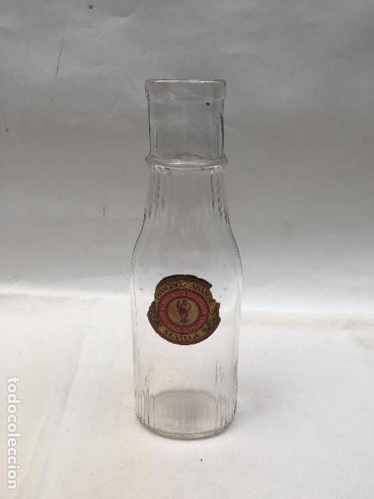 Botellas antiguas: BOTELLA 1930, ACEITUNAS FRANCISCO ABASCAL , SEVILLA , - Foto 1