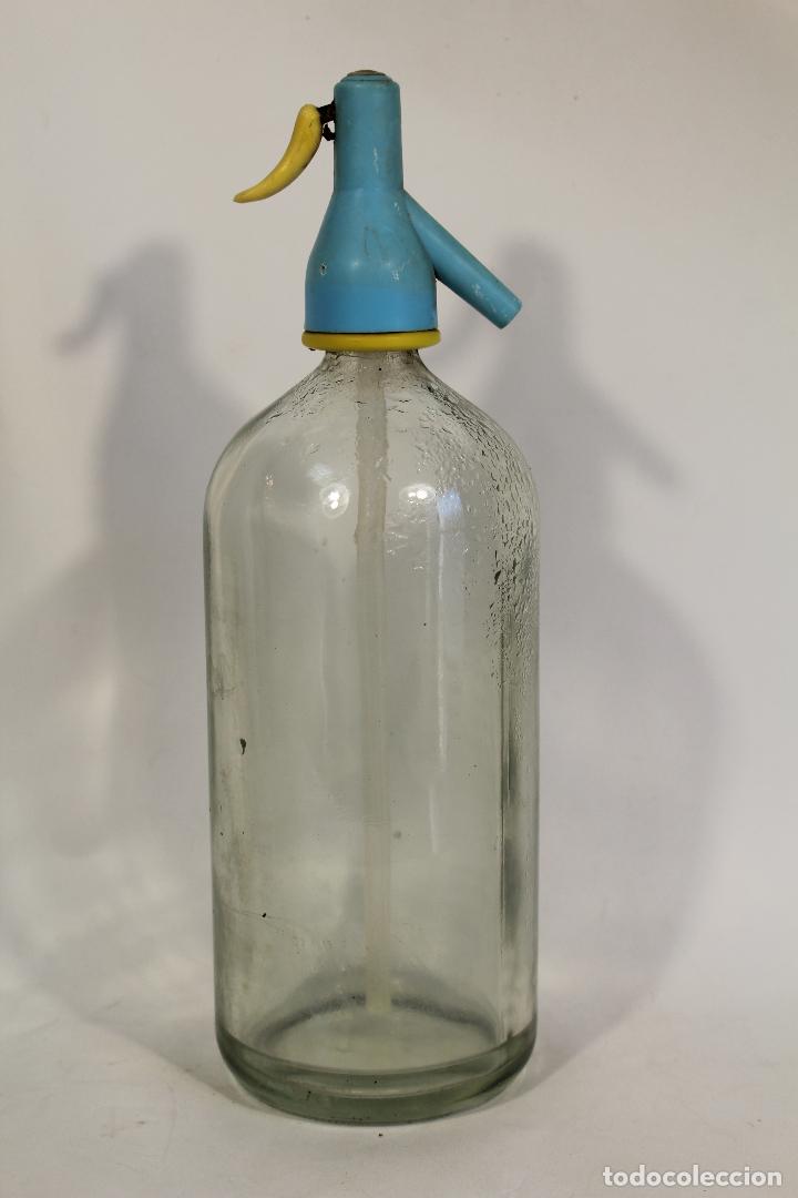 Botellas antiguas: botella sif&oacute;n conrrado abellan - Foto 2