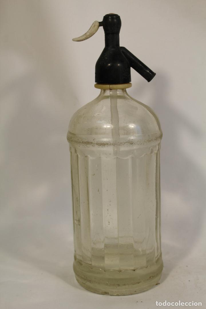 Botellas antiguas: botella sif&oacute;n la pitusa - murcia - - Foto 1