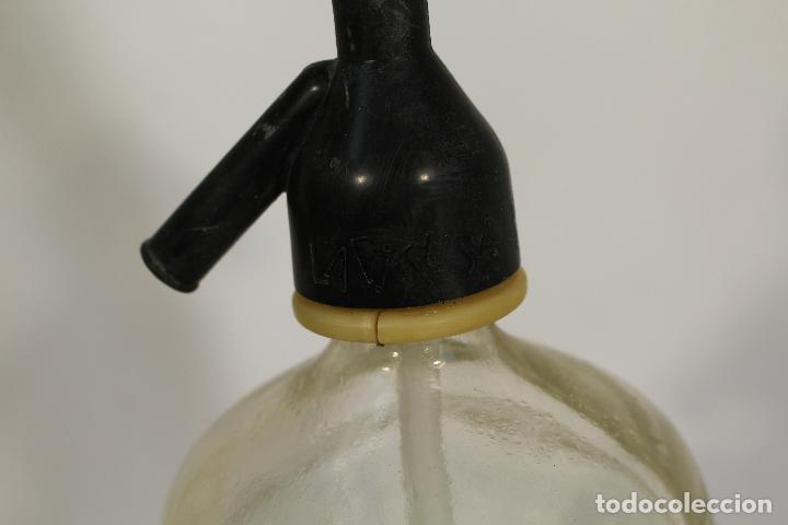 Botellas antiguas: botella sif&oacute;n la pitusa - murcia - - Foto 2