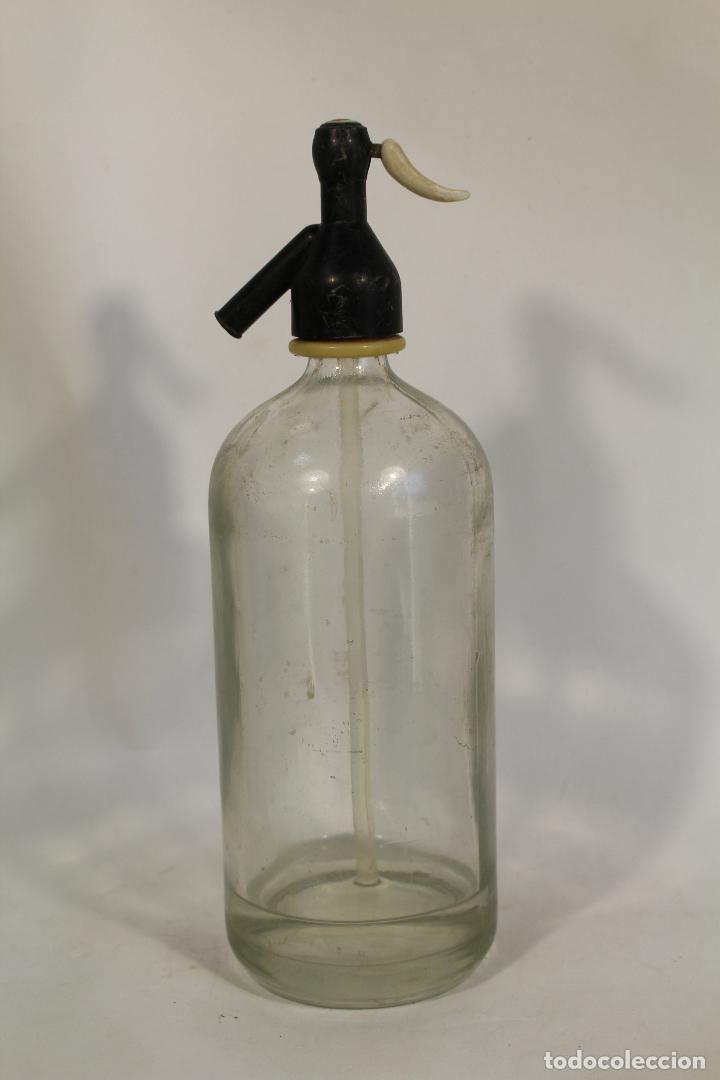 Botellas antiguas: botella sif&oacute;n la pitusa - murcia - - Foto 1