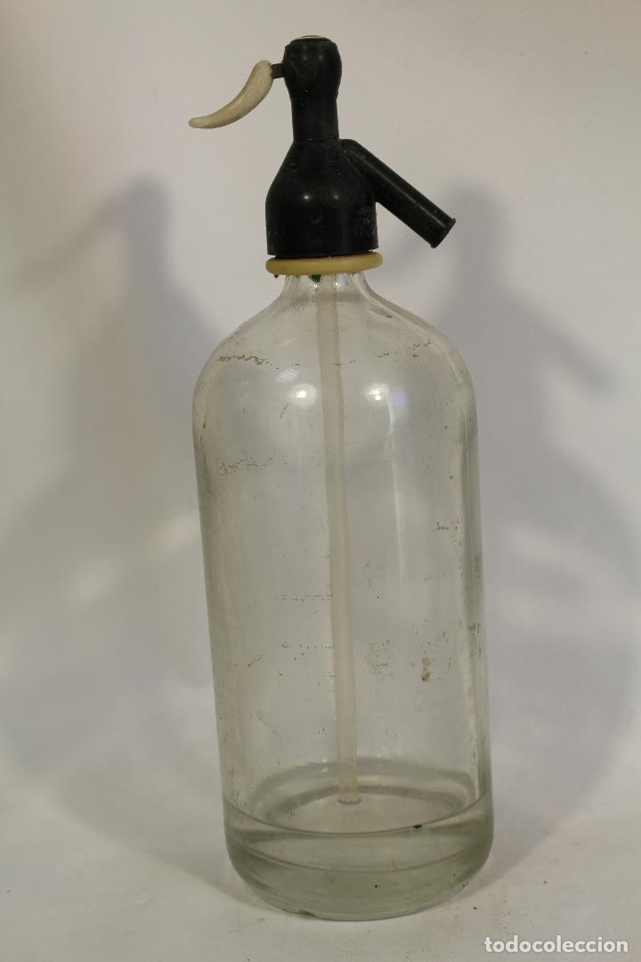 Botellas antiguas: botella sif&oacute;n la pitusa - murcia - - Foto 3