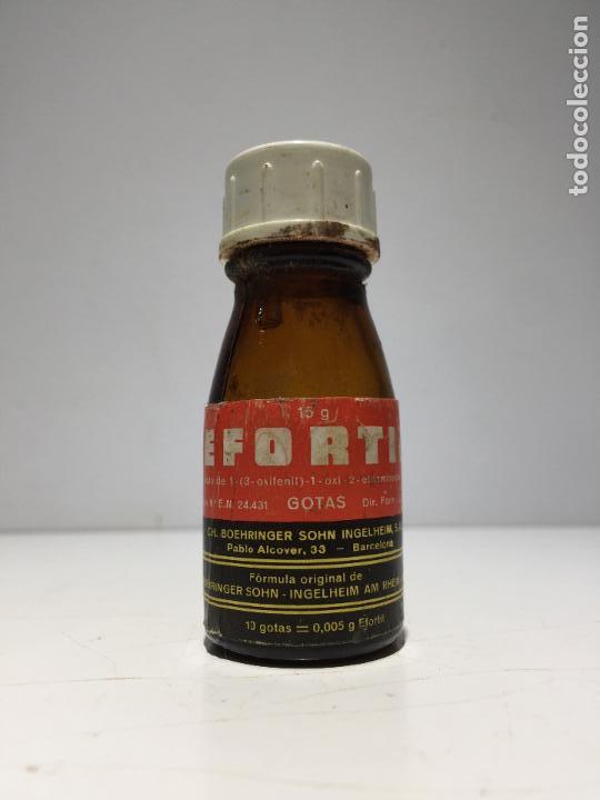Botellas antiguas: ANTIGUA BOTELLITA DE EFORTIL - Foto 1