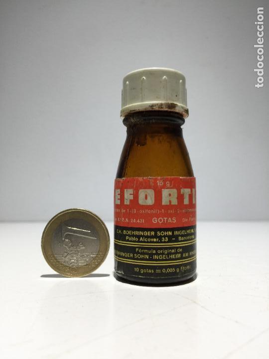 Botellas antiguas: ANTIGUA BOTELLITA DE EFORTIL - Foto 5