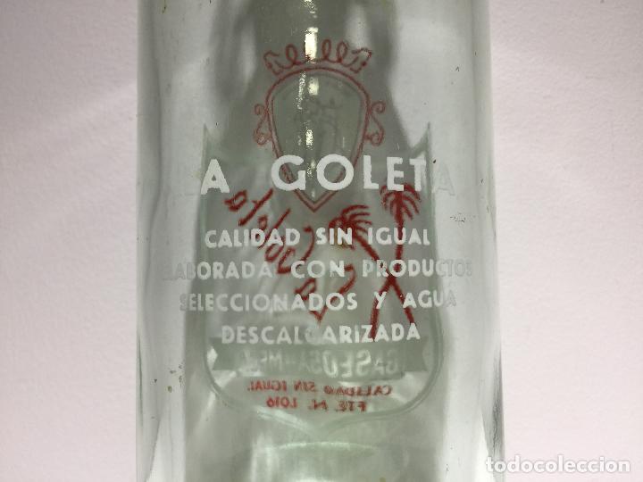Botellas antiguas: Botella de gaseosa la goleta - Foto 3