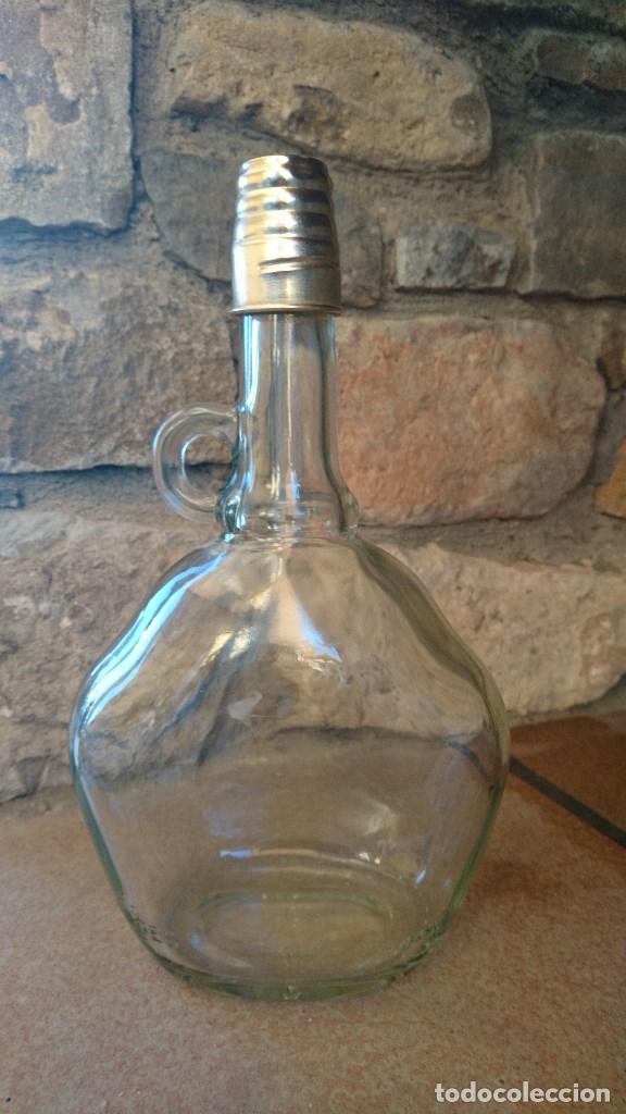 Botellas antiguas: Botella antigua cognac bisouit. - Foto 1
