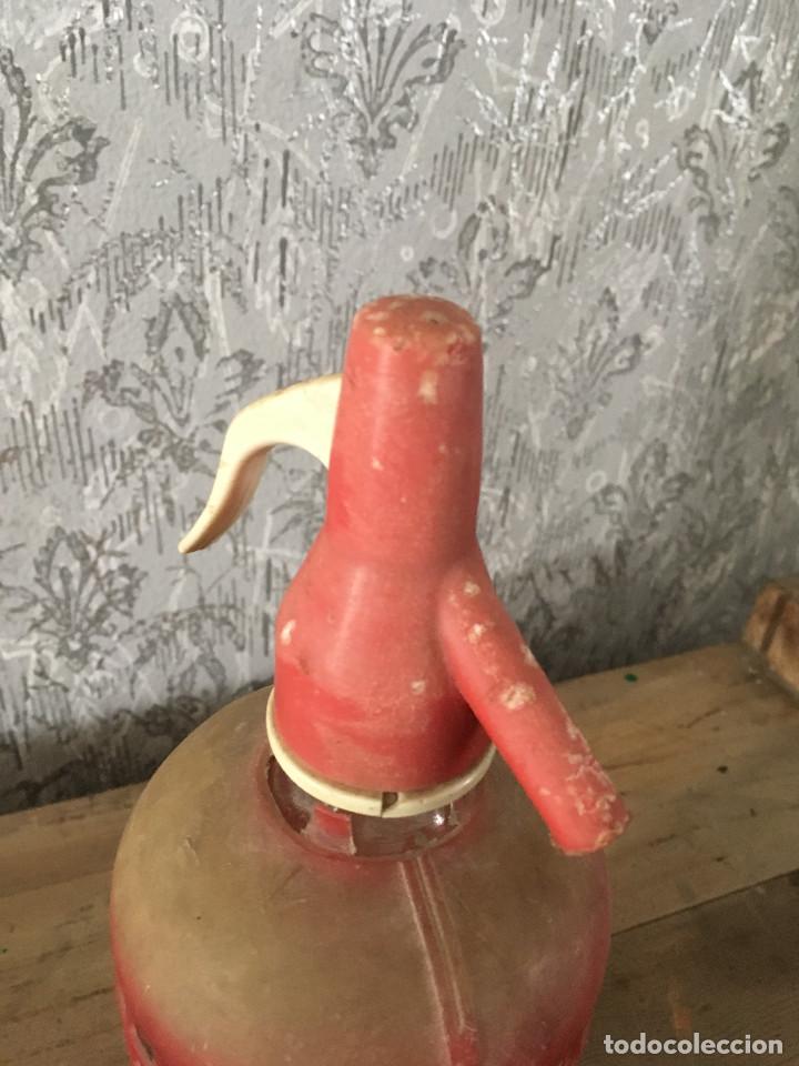 Botellas antiguas: SIF&Oacute;N ROJO - Foto 4