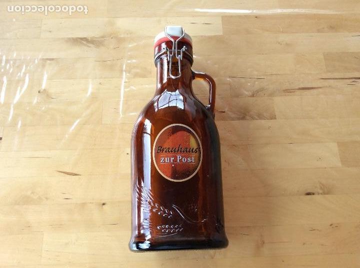Botellas antiguas: Botella Brauhaus zur Post - Foto 1
