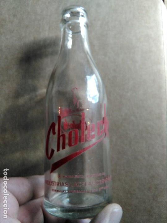 Botellas antiguas: Botella antigua batido choleck - Foto 1