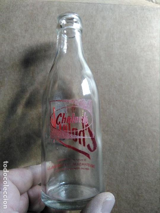 Botellas antiguas: Botella antigua batido choleck - Foto 2