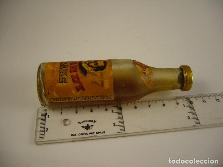 Botellas antiguas: BOTELLIN  DE COLECCION BRANDY DRAKE - Foto 3