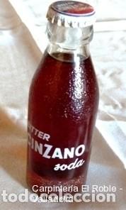 Botellas antiguas: Botellas de Bitter Cinzano Soda - Foto 2