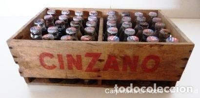 Botellas antiguas: Botellas de Bitter Cinzano Soda - Foto 4