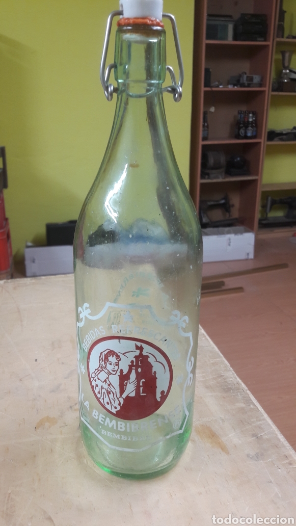 Botellas antiguas: Gasiosa La bembibrense - Foto 1