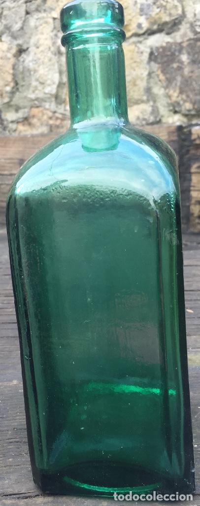 Botellas antiguas: BOTELLA DE CRISTAL  GRAN VINO SANSON - Foto 2