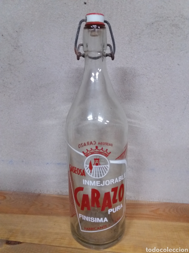 Botellas antiguas: Gaseosa CARAZO. - Foto 1