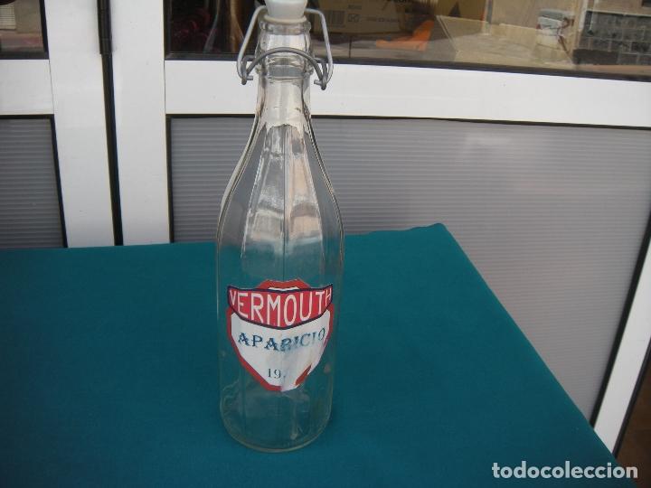 Botellas antiguas: BOTELLA VERMOUTH  APARICIO - Foto 1