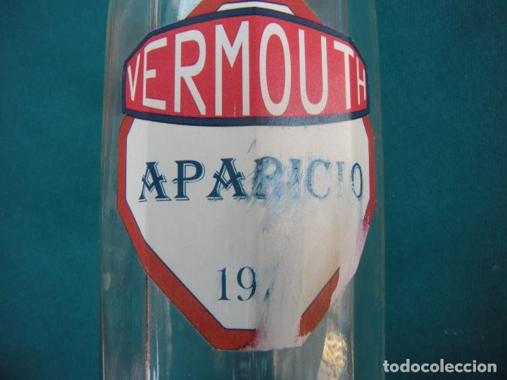 Botellas antiguas: BOTELLA VERMOUTH  APARICIO - Foto 4