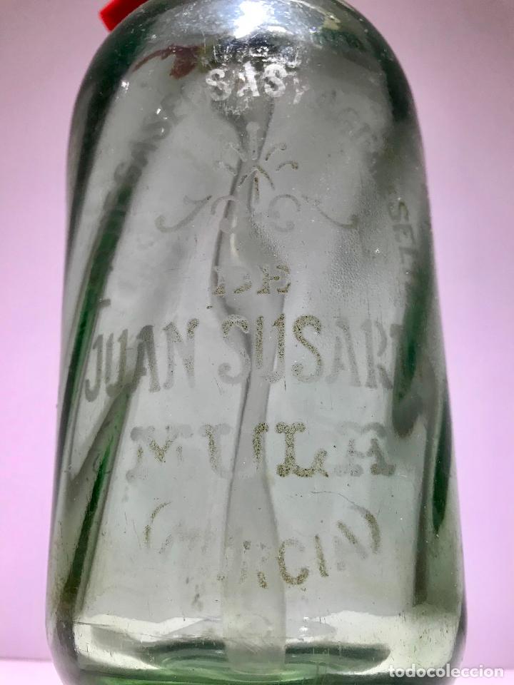 Botellas antiguas: ANTIGUO SIFON, JUAN SUSARTE, MULA ( MURCIA ). - Foto 2