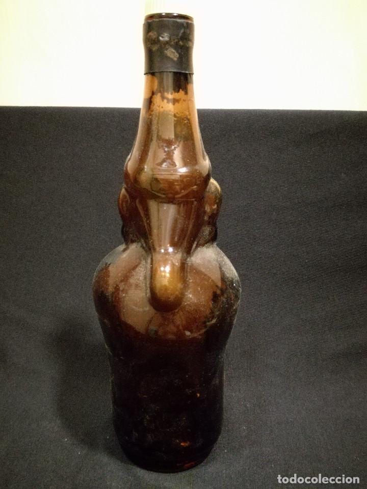 Botellas antiguas: BOTELLA DE CRISTAL - NOGUERAS COMAS - Foto 3