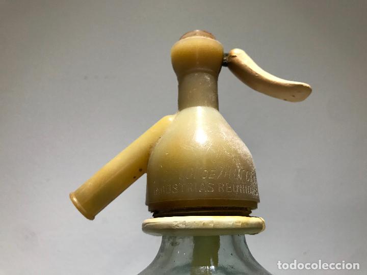 Botellas antiguas: ANTIGUA BOTELLA SIFON DUGARREF , ALGEMESI ( VALENCIA ) - Foto 3