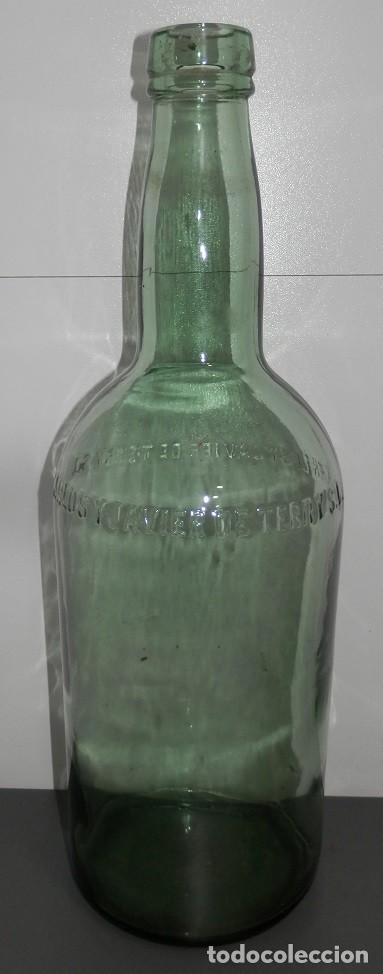 Botellas antiguas: BOTELLA VINTAGE DEL BRANDY  TERRY - Foto 1