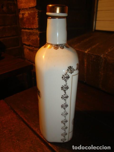 Botellas antiguas: BURDONS  GINEBRA - Foto 4