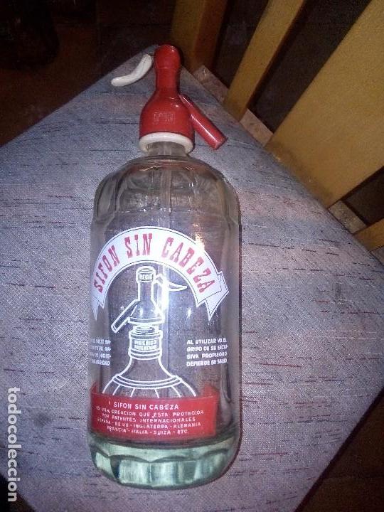 Botellas antiguas: Sifon antiguo - Foto 1
