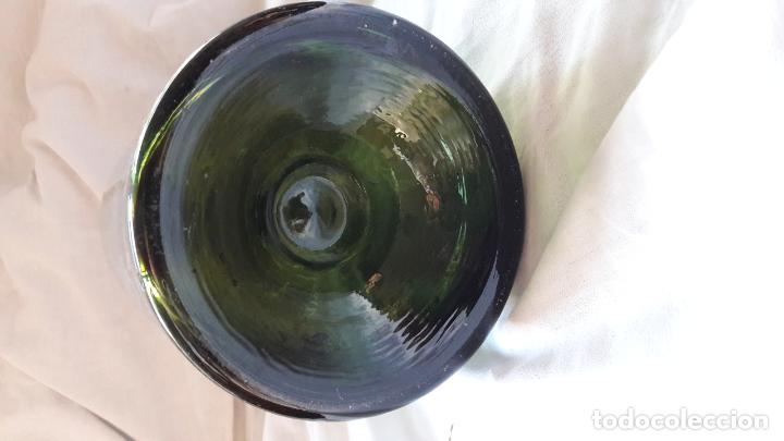 Botellas antiguas: GRAN BOTELLA DE VIDRIO SOPLADO - Foto 2