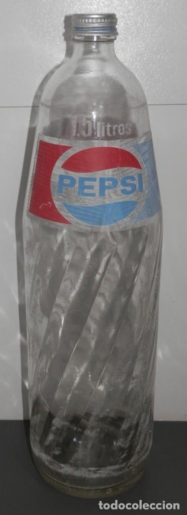 Botellas antiguas: BOTELLA VINTAGE PEPSI COLA - Foto 1