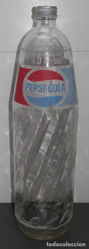 Botellas antiguas: BOTELLA VINTAGE PEPSI COLA - Foto 2
